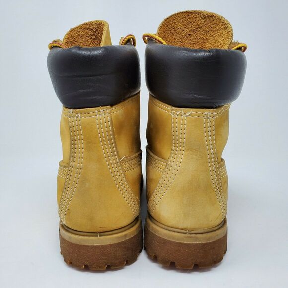 Timberland Linden Woods Combat Leather Boots Waterproof 6M Y2k 90s - Picture 6 of 12